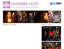 Tablet Screenshot of lavenderlight.com